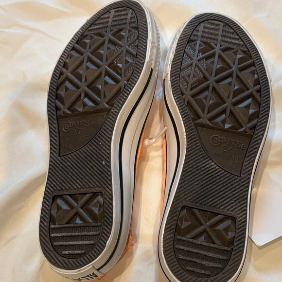 Converse Women's Bright Orange Sneakers - Picture 3 of 3